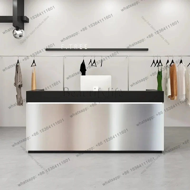 Office Furniture Factory Shop - 工場直販 イタリアンミニマリズム 受付デスク モダンラグジュアリー ビューティーサロン 会社向け什器