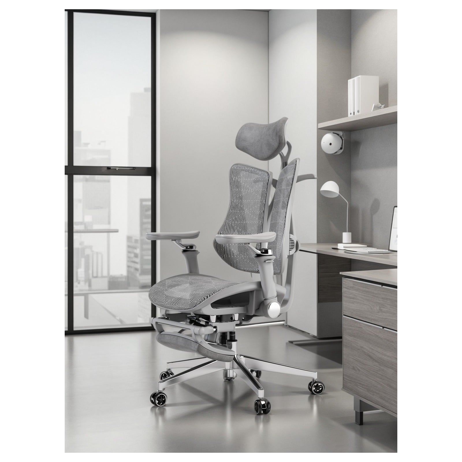 Office Furniture Buyers - SAIGU 1066 人間工学に基づいたメッシュオフィスチェア、タイのバイヤー向けデュアルバック人間工学サポート付き