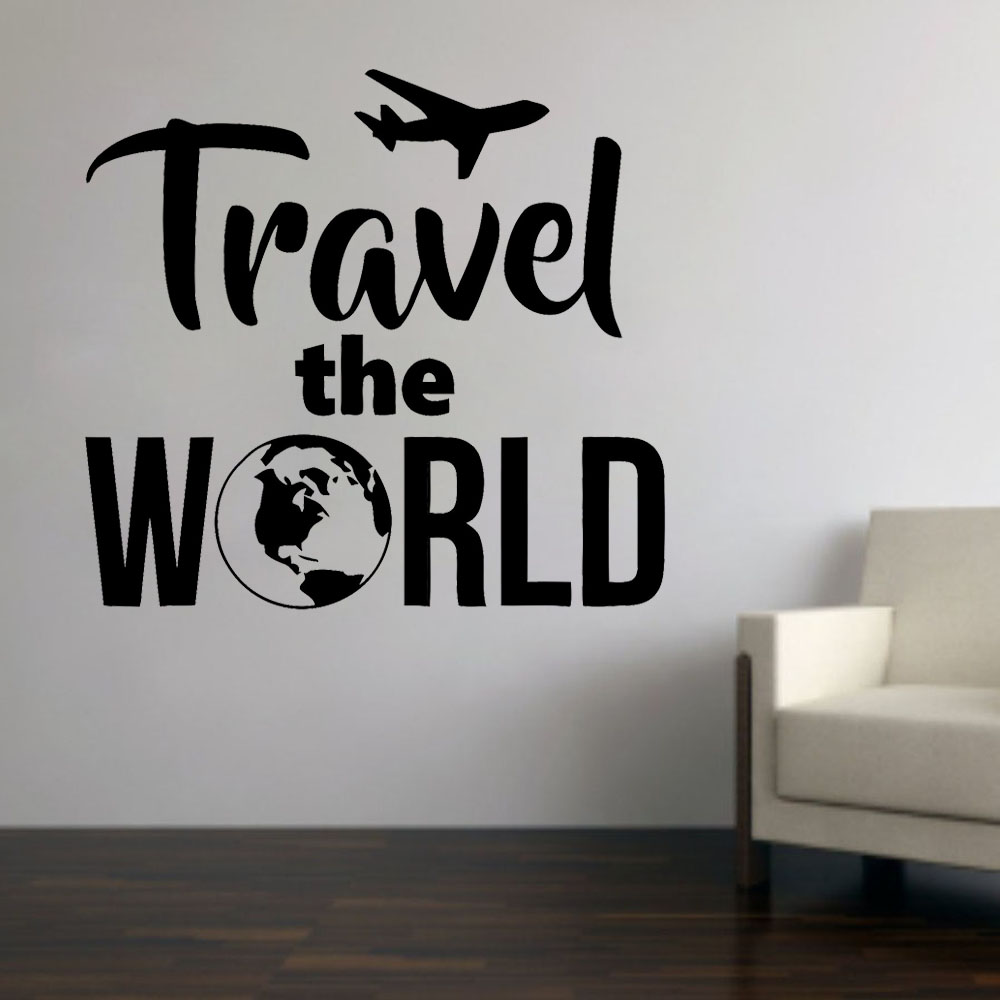 旅行代理店壁ステッカー家の装飾リビングルームオフィス夏休日壁 - Office Furniture World のレビューと価格