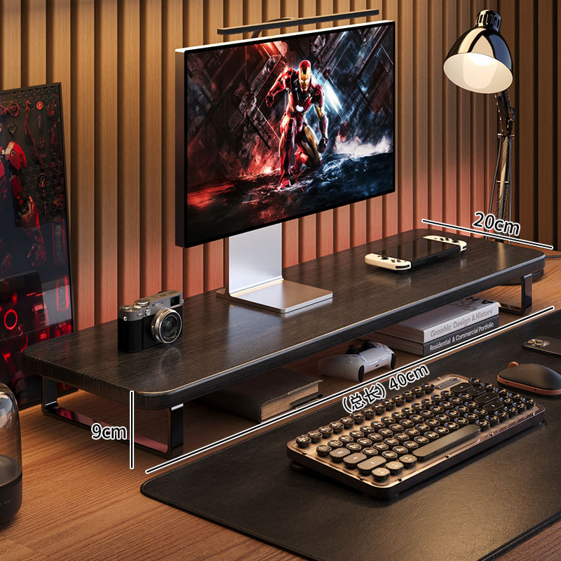 ゲーミングモニタースタンド デスクライザー 拡張デスクトップ - Gaming Desk With Hutch のレビューと価格