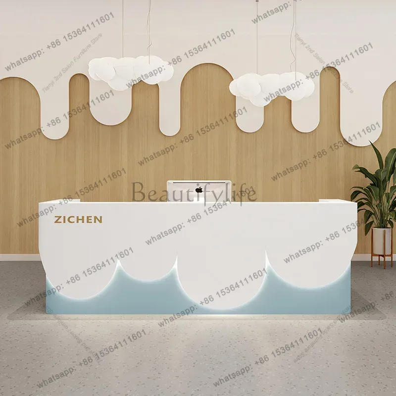 工場直販 幼稚園用シンプル受付デスク モダンで独創的な収納付 - Office Furniture Factory Shop のレビューと価格