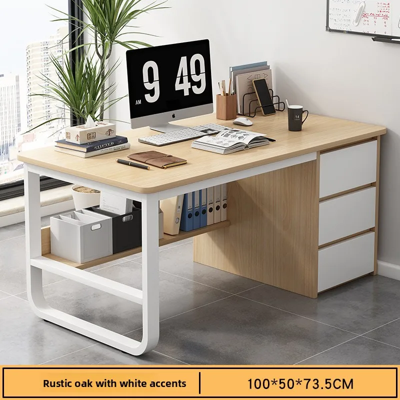多機能コンピューターデスク、ポンプ式オフィスステーション付き - Office Furniture Rental のレビューと価格