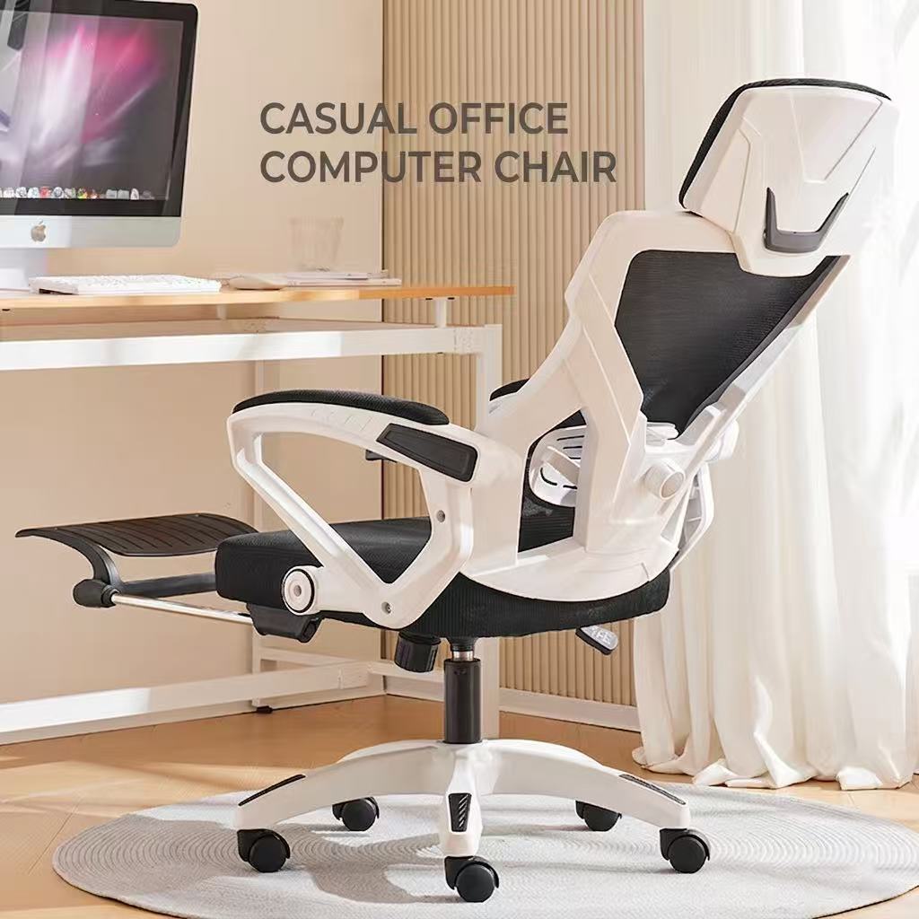 人間工学に基づいたゲーミングオフィスチェア、フットレスト付き - Gaming Desk With Hutch のレビューと価格