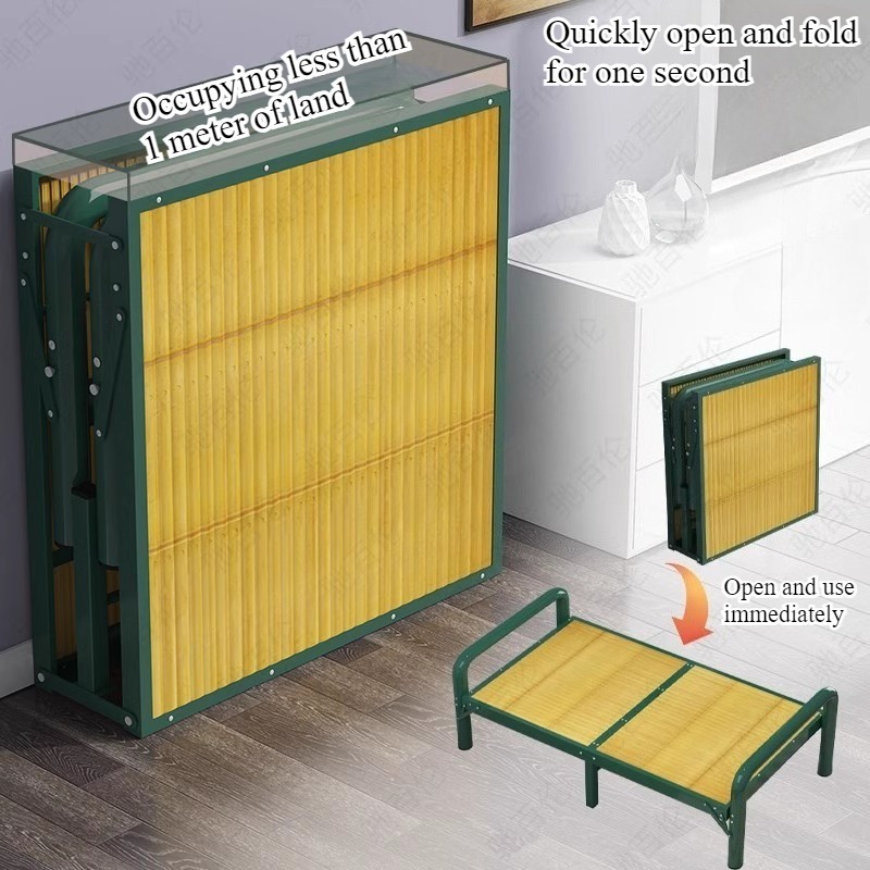 竹製折りたたみベッド シングル・ダブル ホームオフィス用 ポ - Office Furniture Rental のレビューと価格