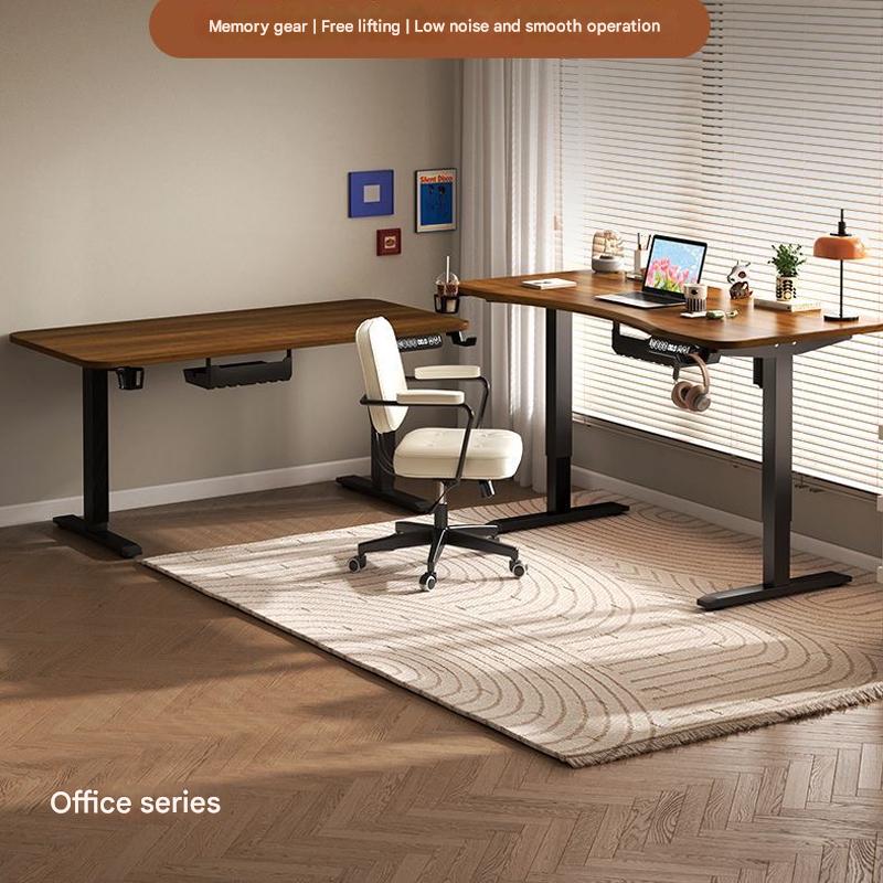 80/100/120/140cm高さ調節可能なオフィスコンピ - Gaming Desk With Hutch のレビューと価格