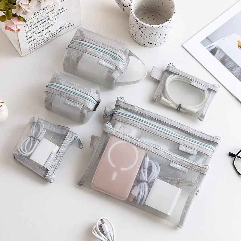 グレーのメッシュオーガナイザーバッグ – 旅行、メイクアップ - Office Furniture Cabinets のレビューと価格