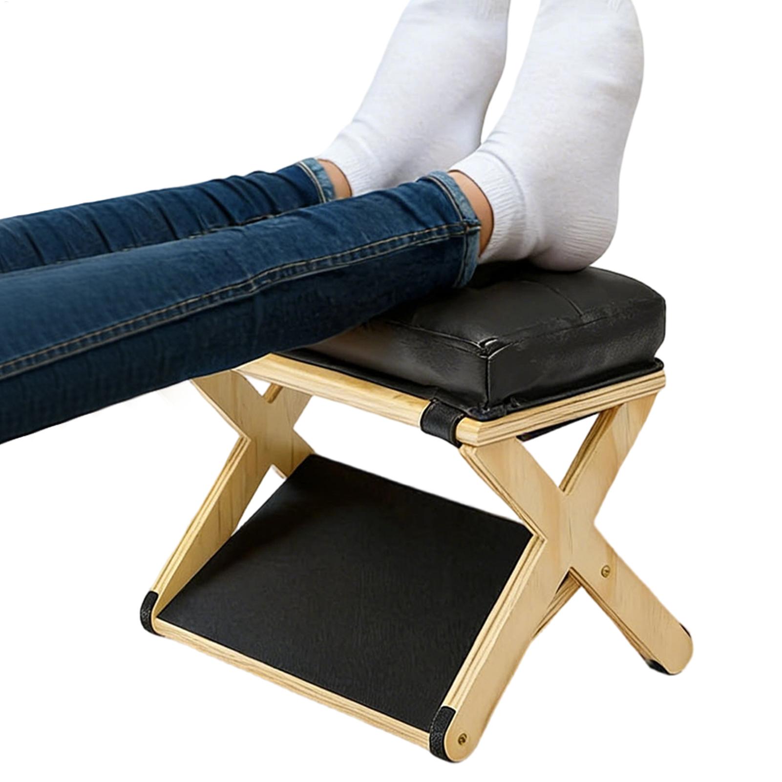 デスク下フットレスト 木製二層式滑り止め人間工学に基づいたレ - Office Furniture Wholesale のレビューと価格