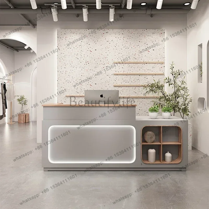 工場直販 イタリアンスタイル衣料品店 受付デスク ホテルデザ - Office Furniture Factory Shop のレビューと価格